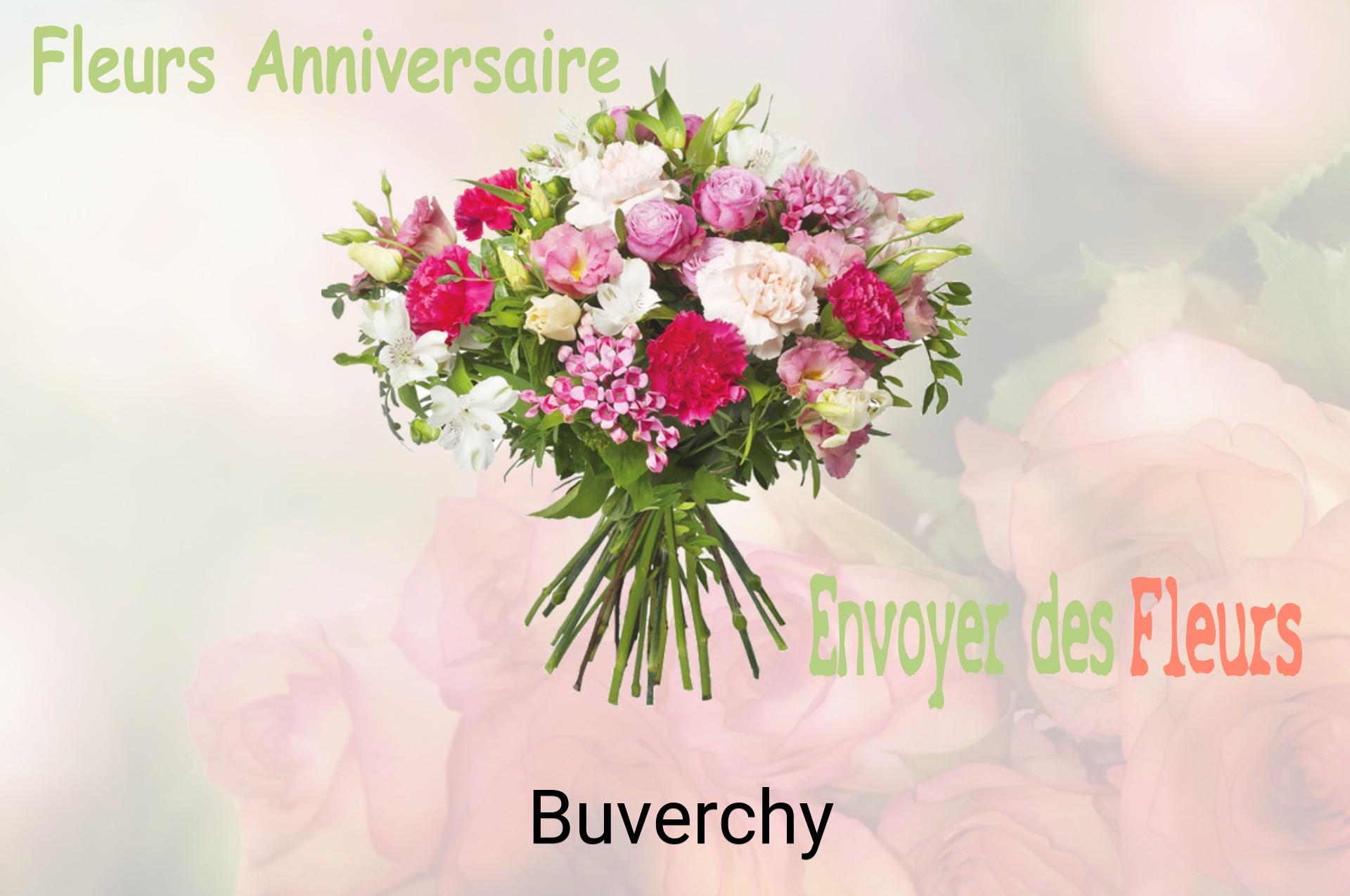 Bouquet de fleurs d’anniversaire livré à Buverchy