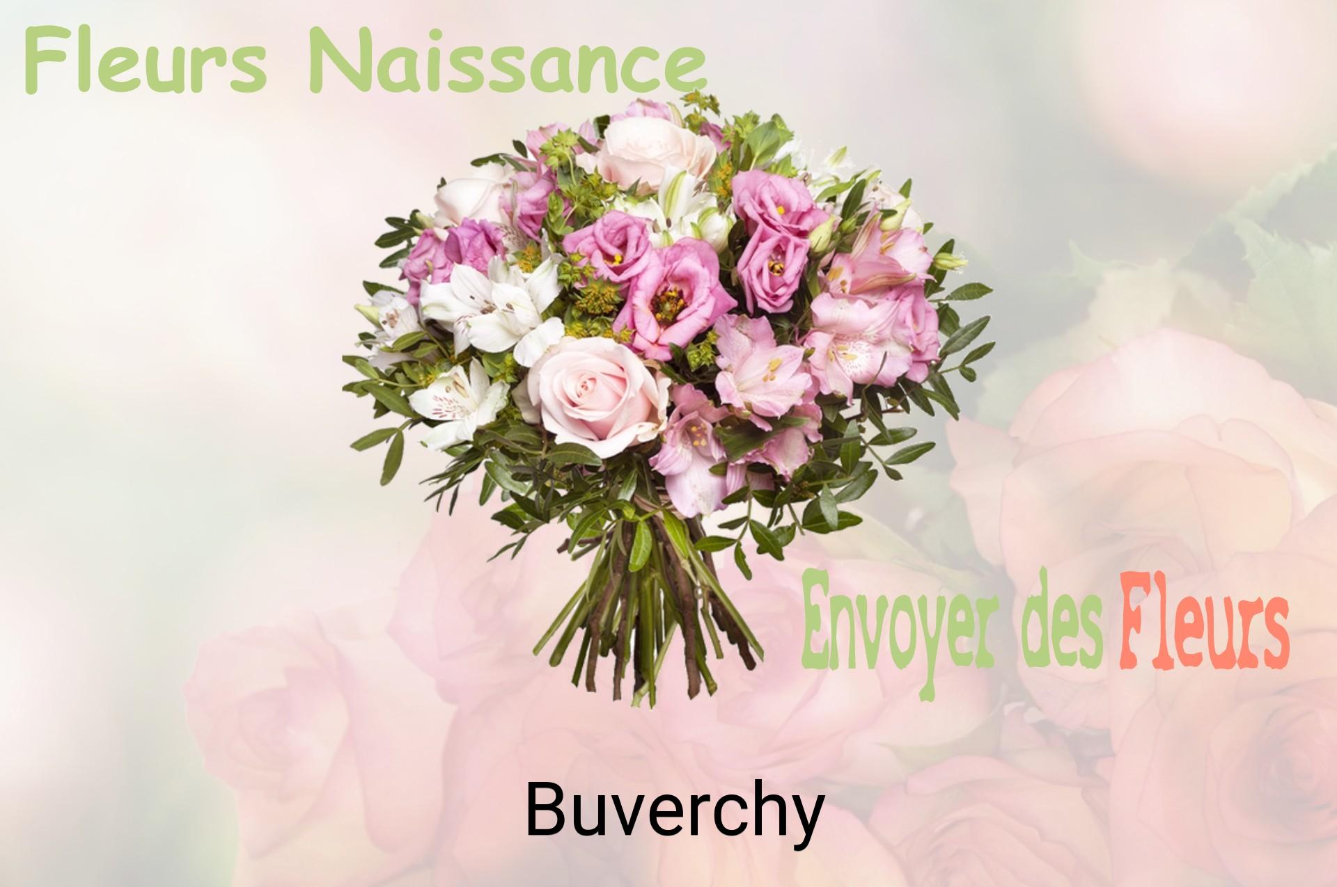 Bouquet de fleurs de naissance livré à Buverchy